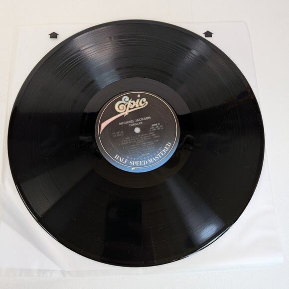 Michael Jackson Thriller Vinyl 1982 CBS Half Speed Master Audiophile LP EX/NM - Picture 9 of 12